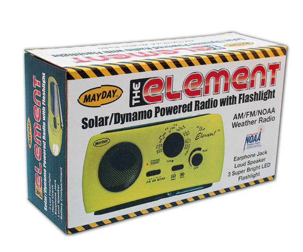 The Element Solar/ Dynamo/ AM/FM Radio with NOAA